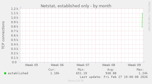 Netstat, established only